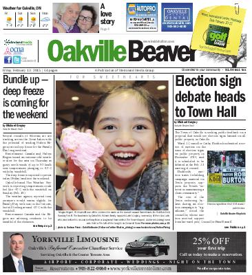 Oakville Beaver, 13 Feb 2015