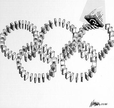 Steve Nease Editorial Cartoons: Cold War Olympics