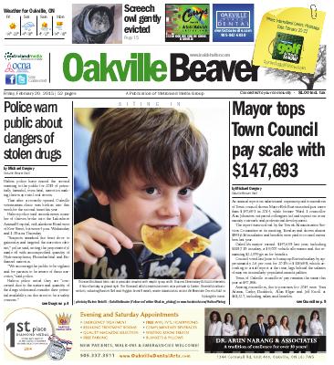 Oakville Beaver, 20 Feb 2015