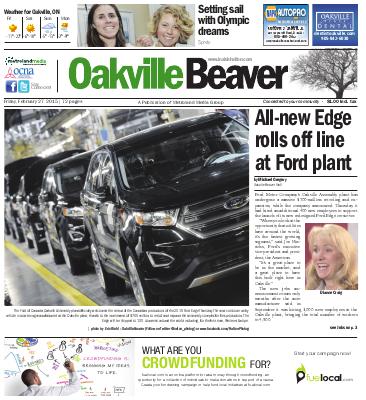 Oakville Beaver, 27 Feb 2015