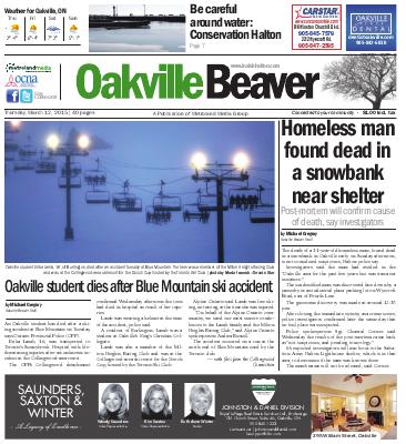 Oakville Beaver, 12 Mar 2015