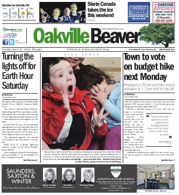 Oakville Beaver, 26 Mar 2015