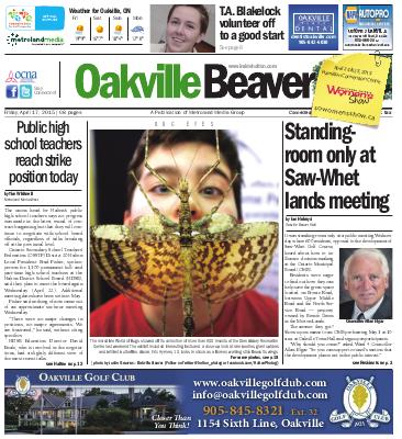 Oakville Beaver, 17 Apr 2015