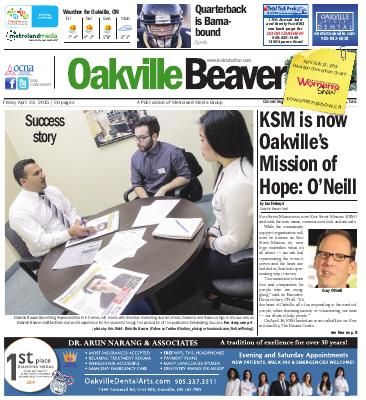 Oakville Beaver, 24 Apr 2015