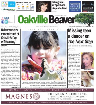 Oakville Beaver, 1 May 2015