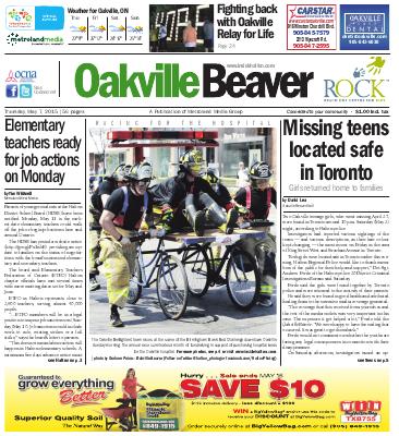 Oakville Beaver, 7 May 2015