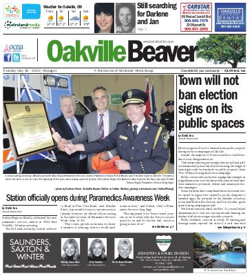 Oakville Beaver, 28 May 2015