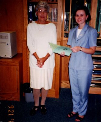 Joan Leslie and Elise C. Cole, 2000