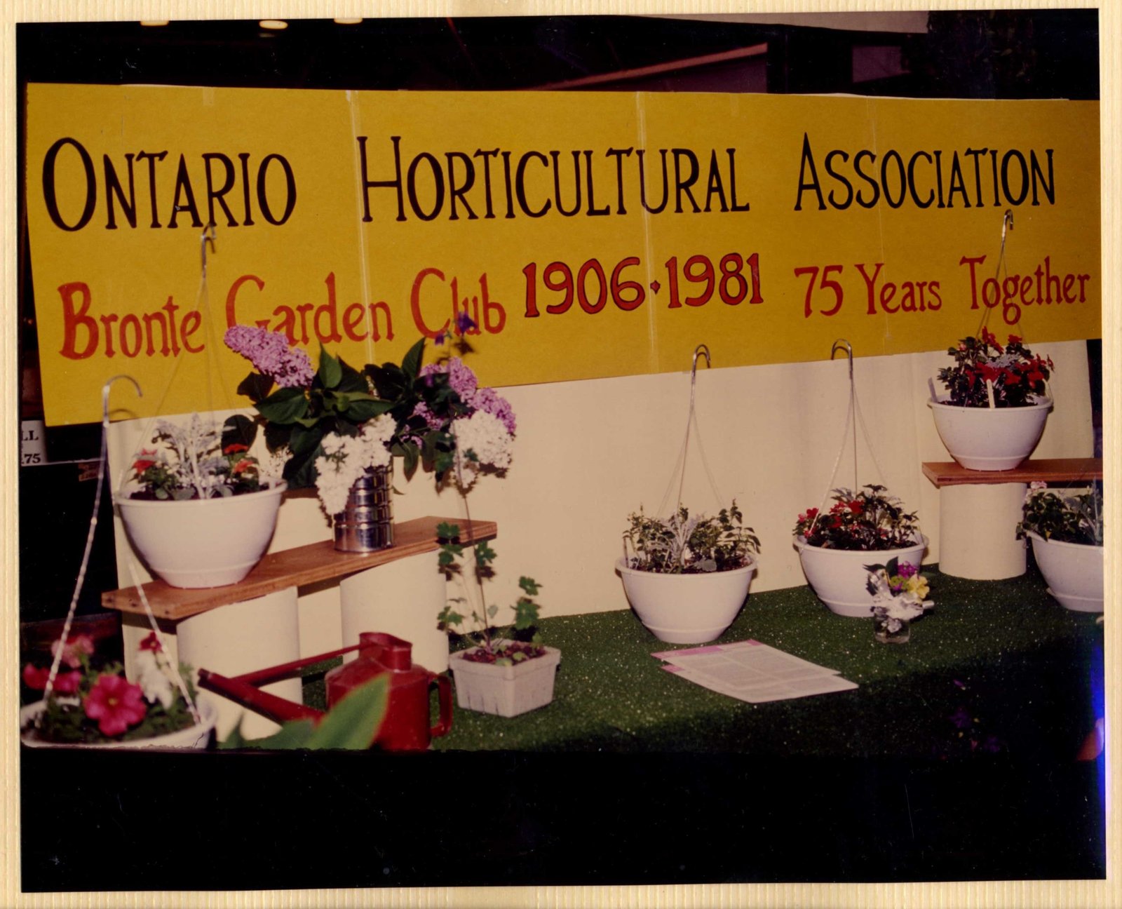 Ontario Horticultural Association & Bronte Garden Club, 75 Years Together