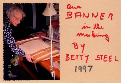 Betty Steel, Bronte Horticultural Society Banner Making (1997)