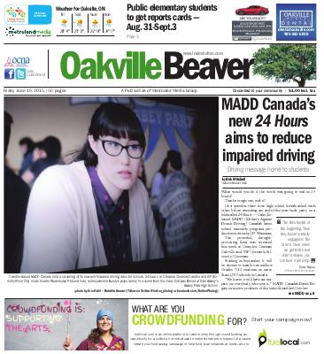 Oakville Beaver, 19 Jun 2015