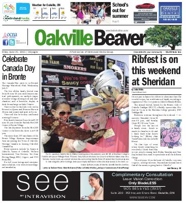 Oakville Beaver, 26 Jun 2015