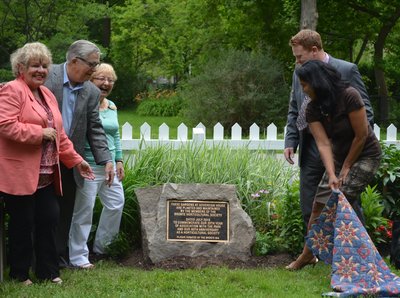 Bronte Horticultural Society 90th Anniversary plaque unveiling