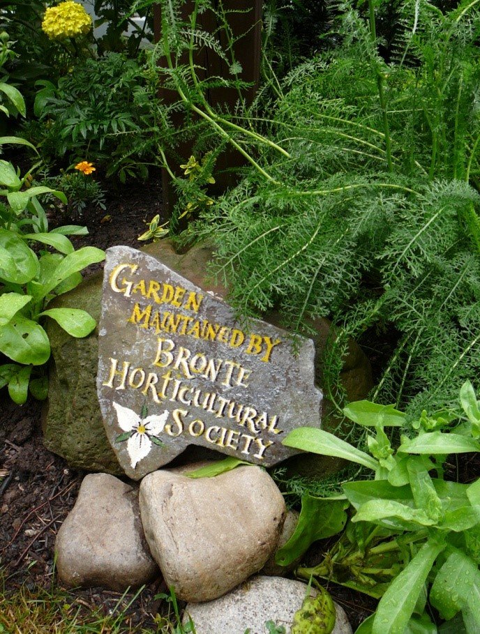 Bronte Horticultural Society marker at Sovereign House