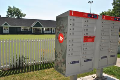 Oakville Lawn Bowling Club and Mail Boxes