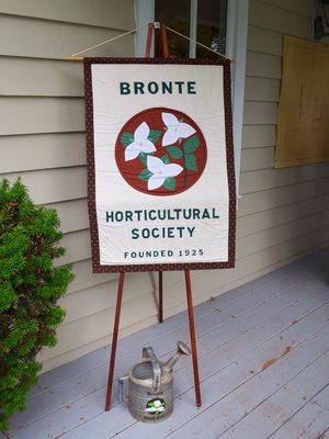 Bronte Horticultural Society banner