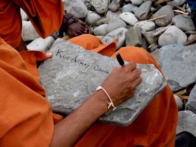 Visiting Monks From India