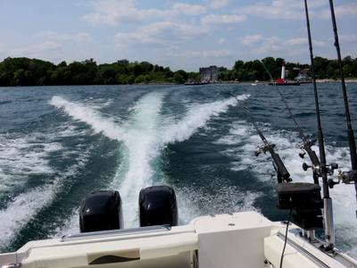 Oakville Pier From The Boat