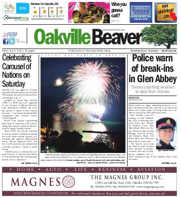 Oakville Beaver, 3 Jul 2015