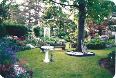 Large garden