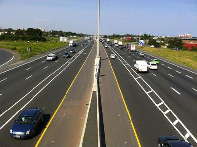 Looking over the QEW Oakville at 4th Line