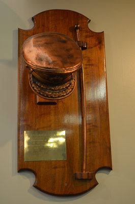 Major General Chris Vokes hat and cane plaque