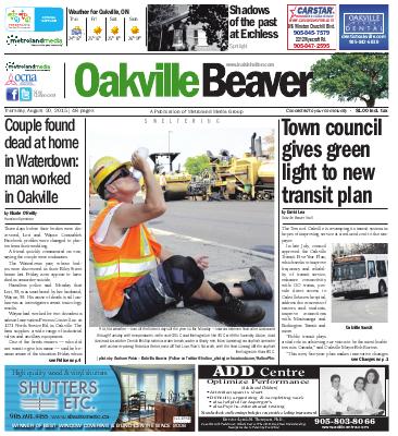 Oakville Beaver, 20 Aug 2015