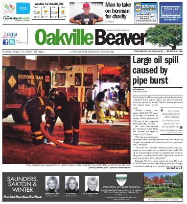 Oakville Beaver, 27 Aug 2015