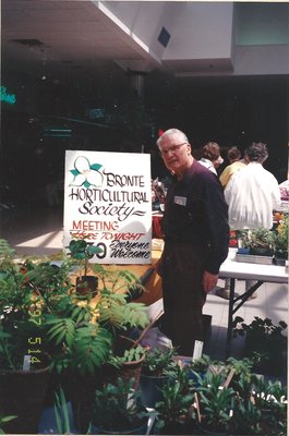 BHS Member at Hopedale Mall Plant Sale, 2007