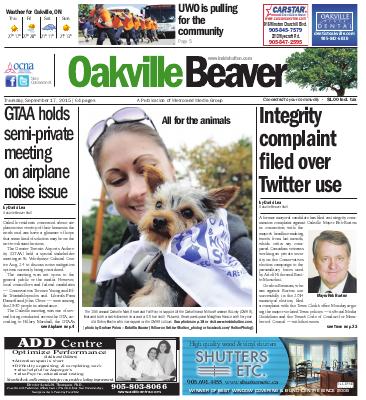 Oakville Beaver, 17 Sep 2015