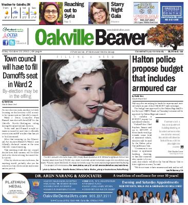 Oakville Beaver, 23 Oct 2015