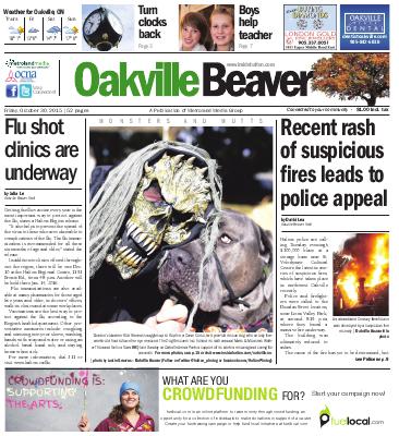 Oakville Beaver, 30 Oct 2015