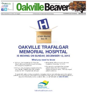 Oakville Beaver, 4 Dec 2015