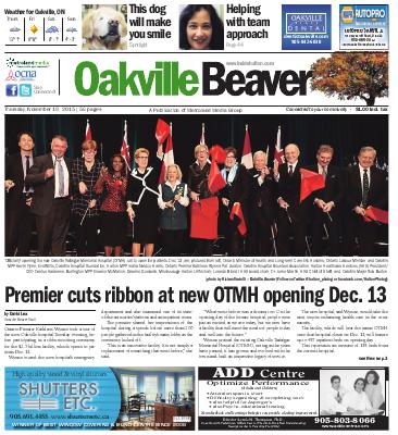 Oakville Beaver, 19 Nov 2015