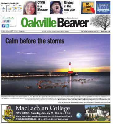 Oakville Beaver, 15 Jan 2016