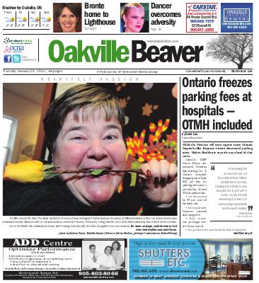 Oakville Beaver, 21 Jan 2016