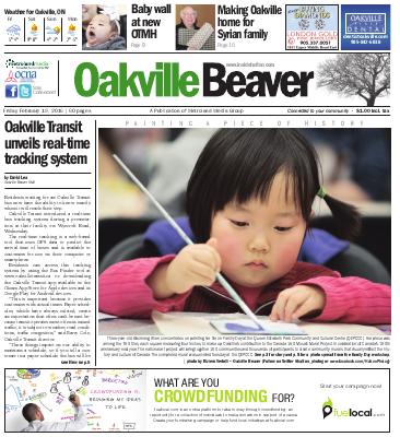 Oakville Beaver, 19 Feb 2016