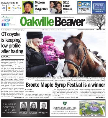 Oakville Beaver, 10 Mar 2016