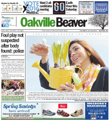 Oakville Beaver, 18 Mar 2016