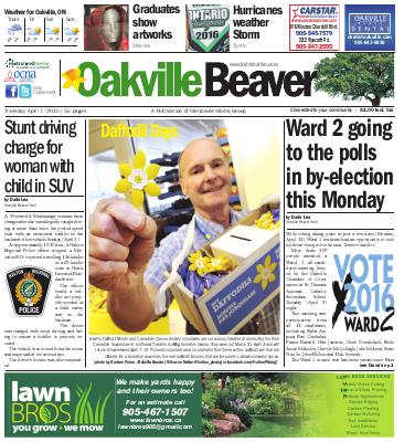 Oakville Beaver, 7 Apr 2016