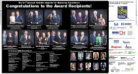 The 21st Annual Oakville Awards for Business Excellence: Congratulations to the Award of Recipients!