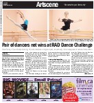 Pair of dancers net win at RAD Dance Challenge