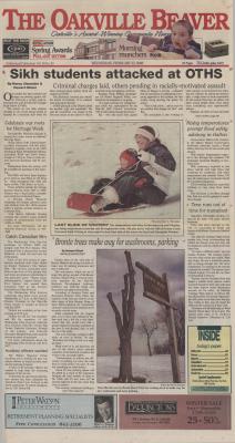 Oakville Beaver, 23 Feb 2000