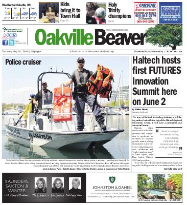 Oakville Beaver, 26 May 2016