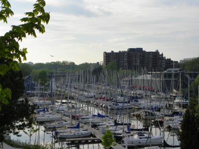 The View Looking North from Oakville Harbour