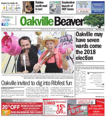 Oakville Beaver, 24 Jun 2016