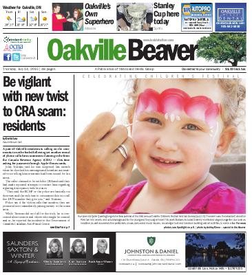 Oakville Beaver, 14 Jul 2016