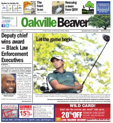 Oakville Beaver, 22 Jul 2016