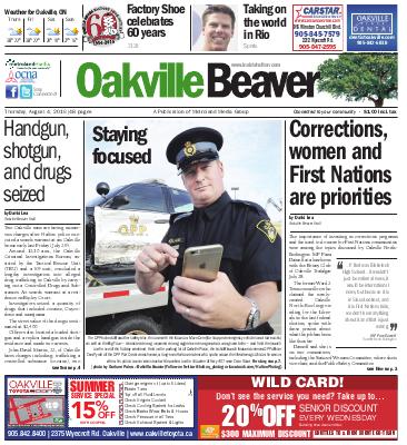 Oakville Beaver, 4 Aug 2016