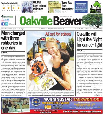 Oakville Beaver, 2 Sep 2016